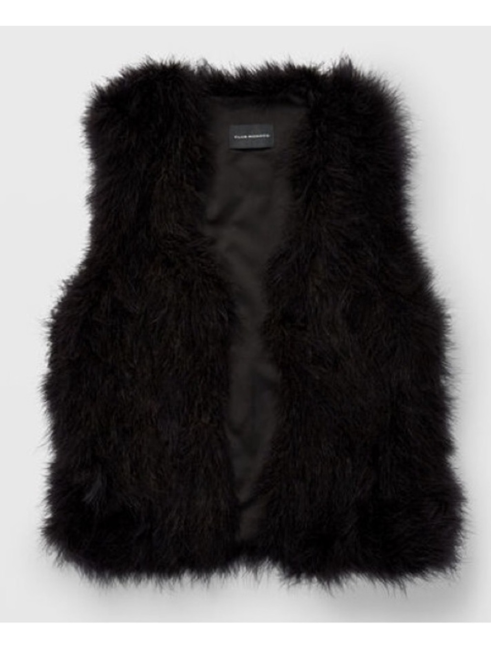 Club Monaco Black Feather Vest - XS